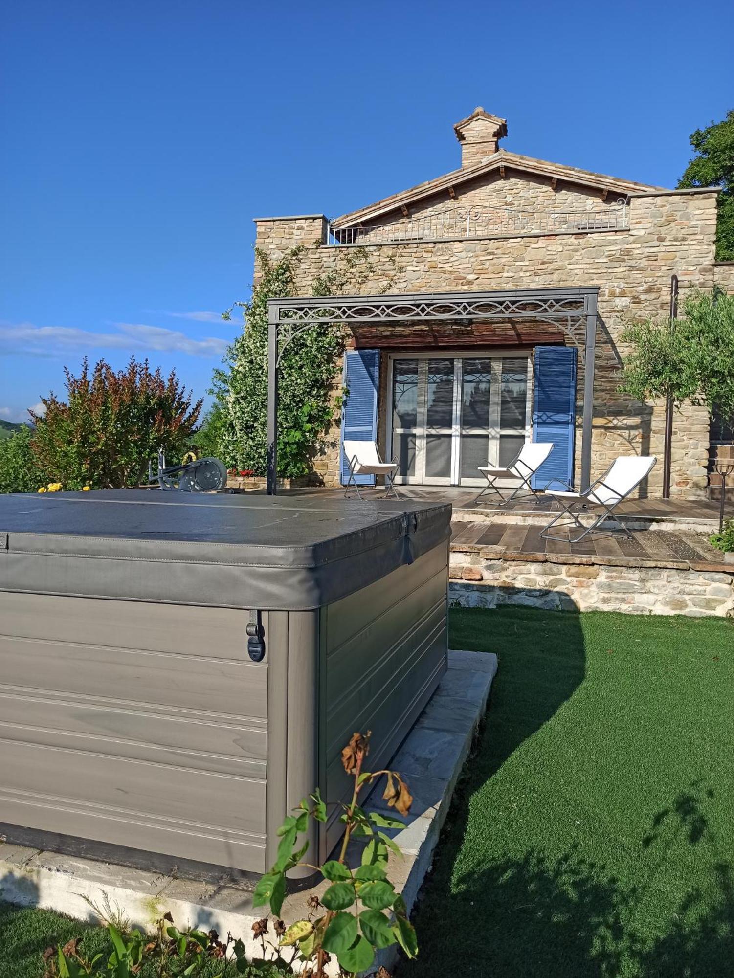 Ca' Gulino - Urbino - Villa Con Minipiscina In Borgo Antico Exterior foto